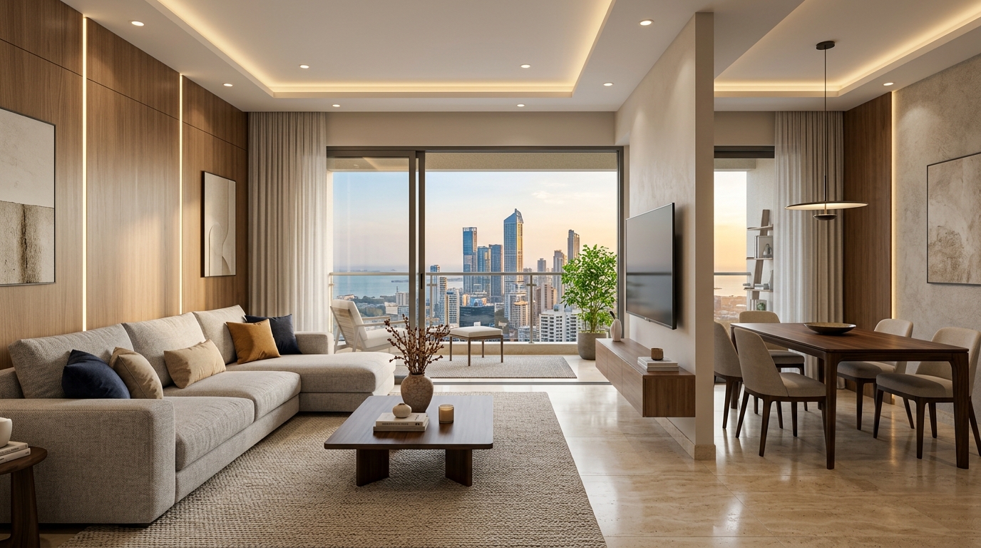 2 BHK Premium Residence Layout Plan